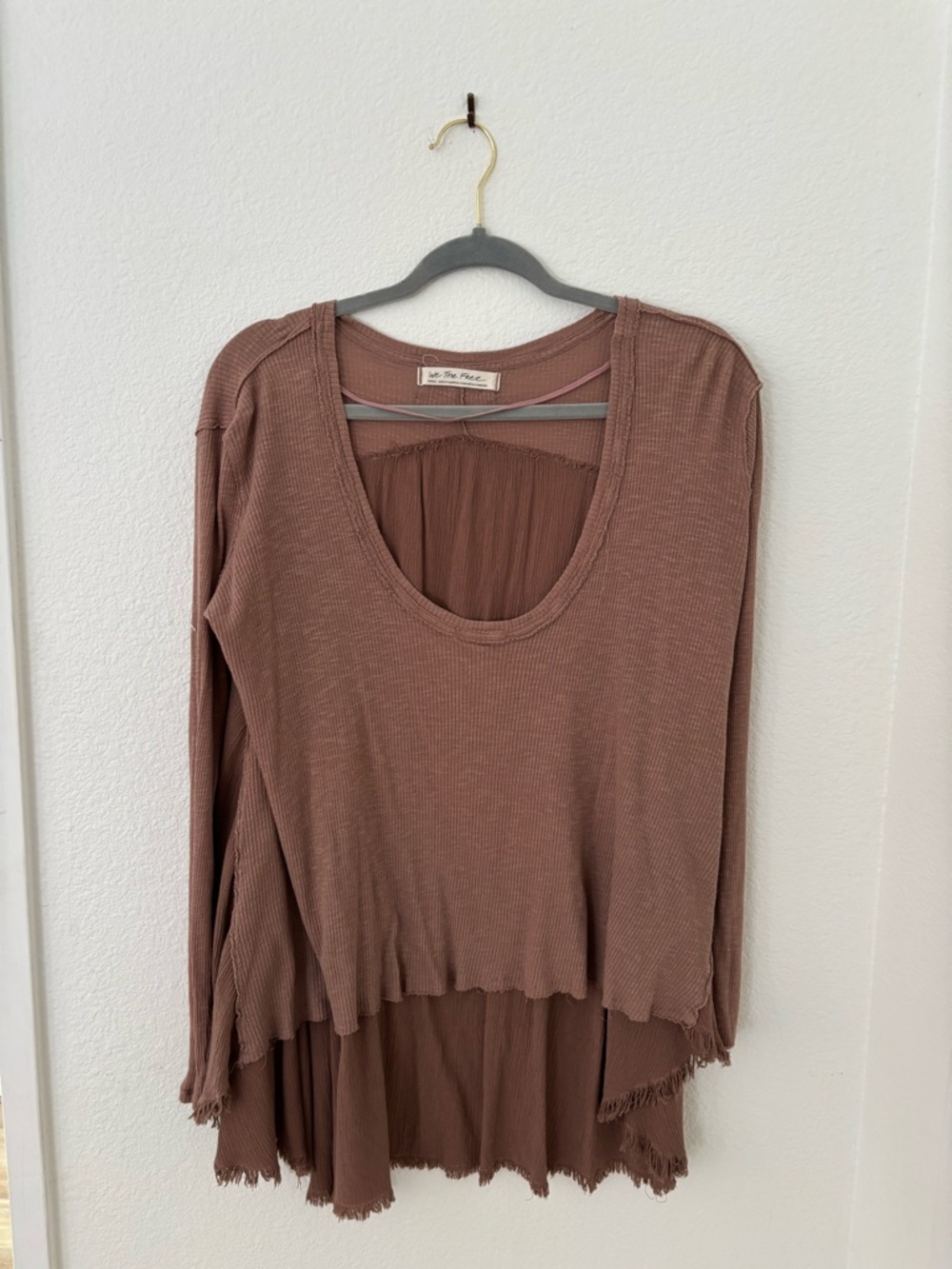 Free People Flowy Long Sleeve Top
